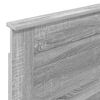 vidaXL Headboard with Headboard Grey Sonoma 75 cm Engineered Wood
