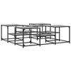 vidaXL Coffee Table Grey Sonoma 121x121x40 cm Engineered Wood