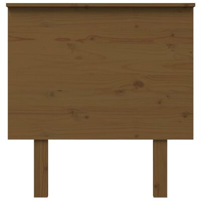 vidaXL Bed Headboard Honey Brown 79x6x82.5 cm Solid Wood Pine