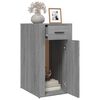 vidaXL Desk Cabinet Grey Sonoma 40x49x75 cm Engineered Wood