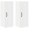 vidaXL Wall Cabinet PORTO 2 pcs White Engineered Wood