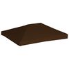 vidaXL Gazebo Top Cover 310 g/m&sup2; 3x4 m Brown