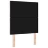 vidaXL Headboard with Headboard Dark Brown 80 cm Faux Leather