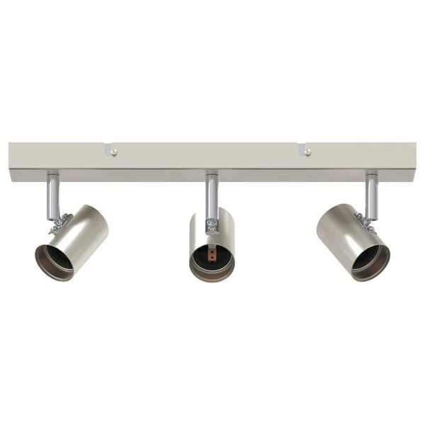 vidaXL Ceiling Spotlight Nickel 38 x 6.5 x 11.5 cm Metal