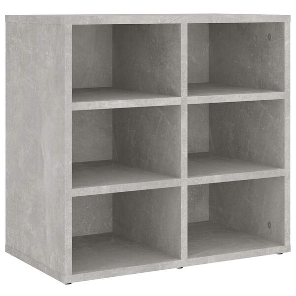 vidaXL Shoe Cabinets 2 pcs Concrete Grey 52.5x30x50 cm