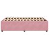 vidaXL Bed Frame without Mattress Pink 120x200 cm Velvet