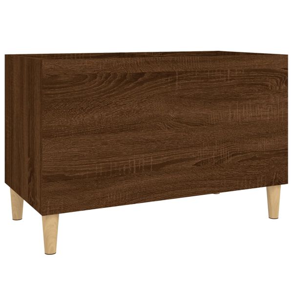 vidaXL Record Cabinet Brown Oak 74.5x38x48 cm Engineered Wood