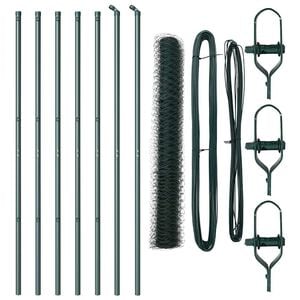 vidaXL Ground Fix Welded Wire Fence 10 x 1.4 m (W x H)
