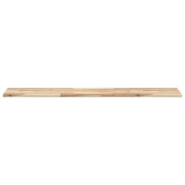 vidaXL Floating Shelf 120x30x2 cm Untreated Solid Wood Acacia