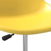 vidaXL Swivel Dining Chairs 2 pcs Yellow PP