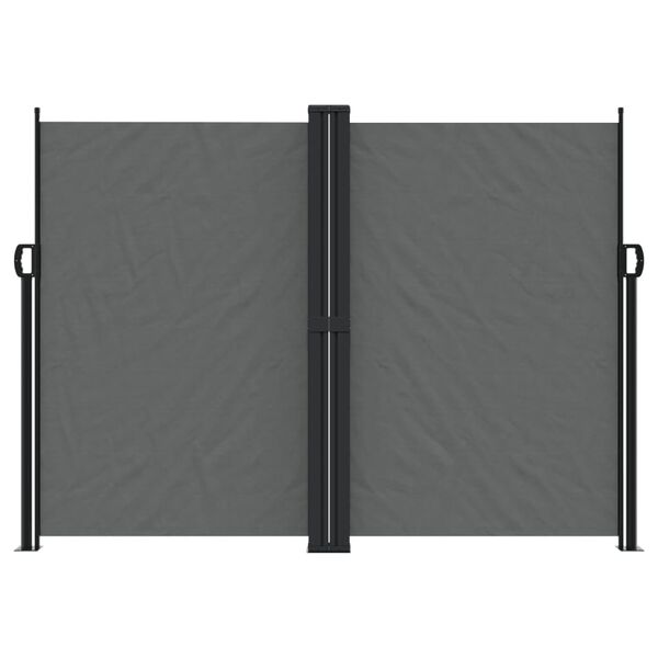 vidaXL Retractable Side Awning Anthracite 180x1200 cm