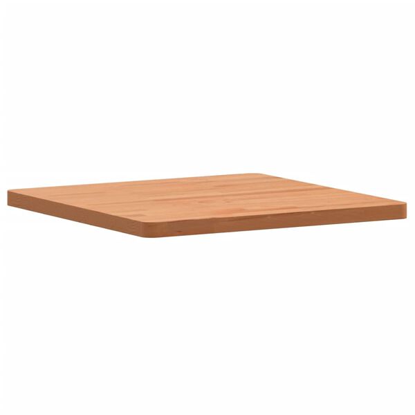 vidaXL Table Top 50x50x2.5 cm Square Solid Wood Beech