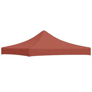 vidaXL Party Tent Roof 3x3 m Terracotta 270 g/m&sup2;