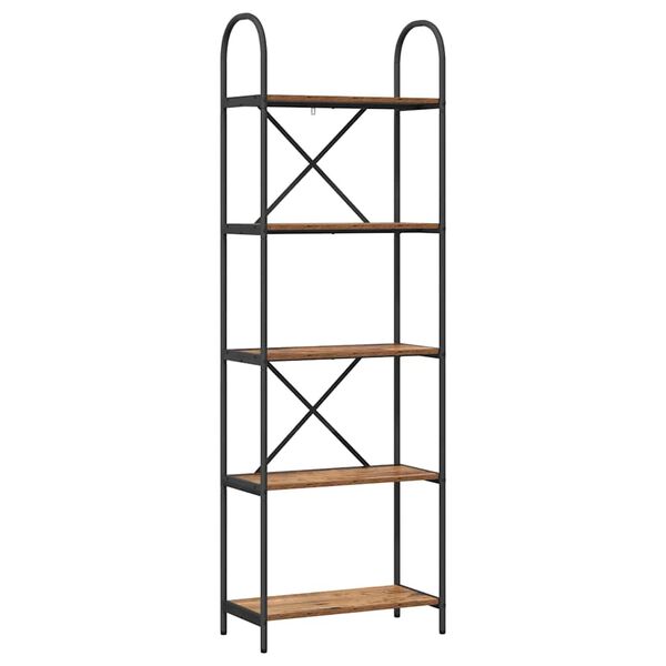 vidaXL Bookshelf Old Wood 60 x 30 x 183 cm Engineered wood