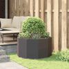vidaXL Planter Black 90 x 90 x 50 cm Steel