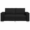 vidaXL Sofa Black 180 x 78 x 84 cm Fabric