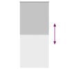 vidaXL Roller blind blackout 124.4x230 cm Fabric Width 120 cm grey
