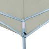 vidaXL Folding Gazebo 5x5 m Cream