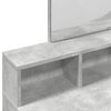 vidaXL Dressing Table with Mirror Concrete Grey 80x41x144.5 cm