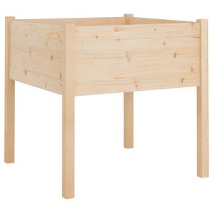 vidaXL Garden Planter 70x70x70 cm Solid Wood Pine