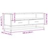 vidaXL TV Cabinet Sonoma Oak 100x34.5x40 cm Engineered Wood and Metal