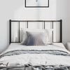 vidaXL Metal Replace Headboard Black 100 cm