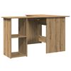 vidaXL Corner Desk Artisan Oak 120x140x75 cm Engineered Wood