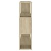 vidaXL Book Cabinet Room Divider Sonoma Oak 100x24x94 cm