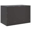 vidaXL TV Cabinets 2 pcs Black 67x39x44 cm Steel
