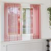 vidaXL Voile Curtains with Rod Pockets 2 pcs Wine Red