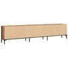 vidaXL TV Cabinet with Drawer Old Wood 200x25x44 cm Engineered Wood