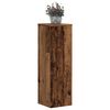 vidaXL Plant Stand 2pcs Old Wood 25x25x80 cm Engineered Wood