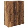 vidaXL Wall-Mounted Cabinet 2 pcs Old Wood 69.5 x 34 x 90 cm