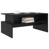 vidaXL Coffee Table Black Oak 90 x 55 x 42.5 cm Engineered Wood