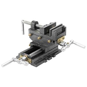 vidaXL Manually Operated Cross Slide Drill Press Vice 70 mm