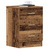 vidaXL Bedside Cabinets 2 pcs Old Wood 38x35x55 cm Engineered Wood