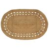 vidaXL Area Rug Natural 205 x 305 cm Jute