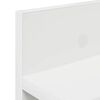 vidaXL Wall-Mounted Coat Rack White 80 x 10.5 x 18 cm Engineered wood
