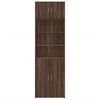 vidaXL Storage Cabinet Brown Oak 70x42.5x225 cm Engineered Wood