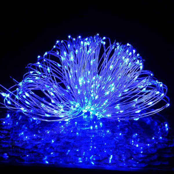 vidaXL LED Micro Fairy String Lights 40m 400 LED Blue 8 Function
