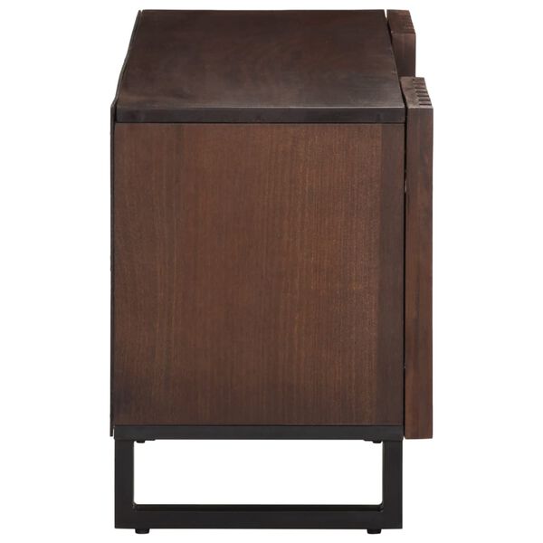 vidaXL TV Cabinet Brown 100x34x46 cm Solid Wood Mango