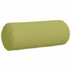 vidaXL Bolster Pillows 2 pcs Light Green Ø 15 x 40 cm Fabric