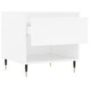 vidaXL Coffee Tables 2 pcs White 50x46x50 cm Engineered Wood