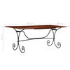 vidaXL Dining Table Set 9 Pieces Solid Acacia Wood
