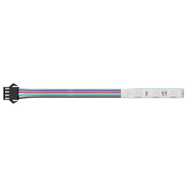 vidaXL LED Strip 2 pcs Black and Multicolour 1745 mm