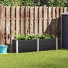 vidaXL Garden Raised Bed 200x50x54 cm WPC Grey