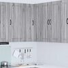 vidaXL Kitchen Cabinet Kalmar Grey Sonoma 57 x 57 x 100 cm