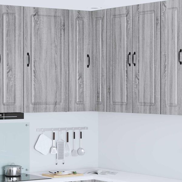 vidaXL Kitchen Cabinet Kalmar Grey Sonoma 57 x 57 x 100 cm