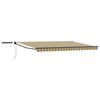vidaXL Electric Retractable Awning 5 x 3 m Polyester with PU coating