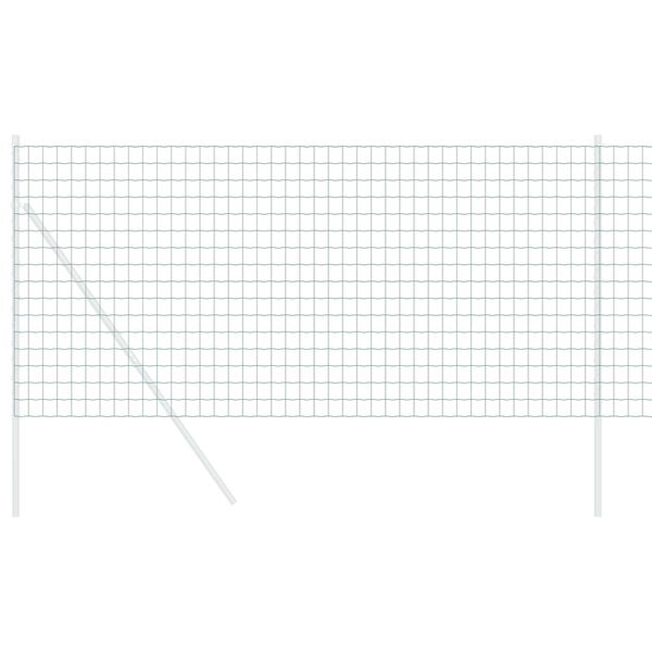 vidaXL Euro Fence Green 0.4 x 50 m PVC-coated iron